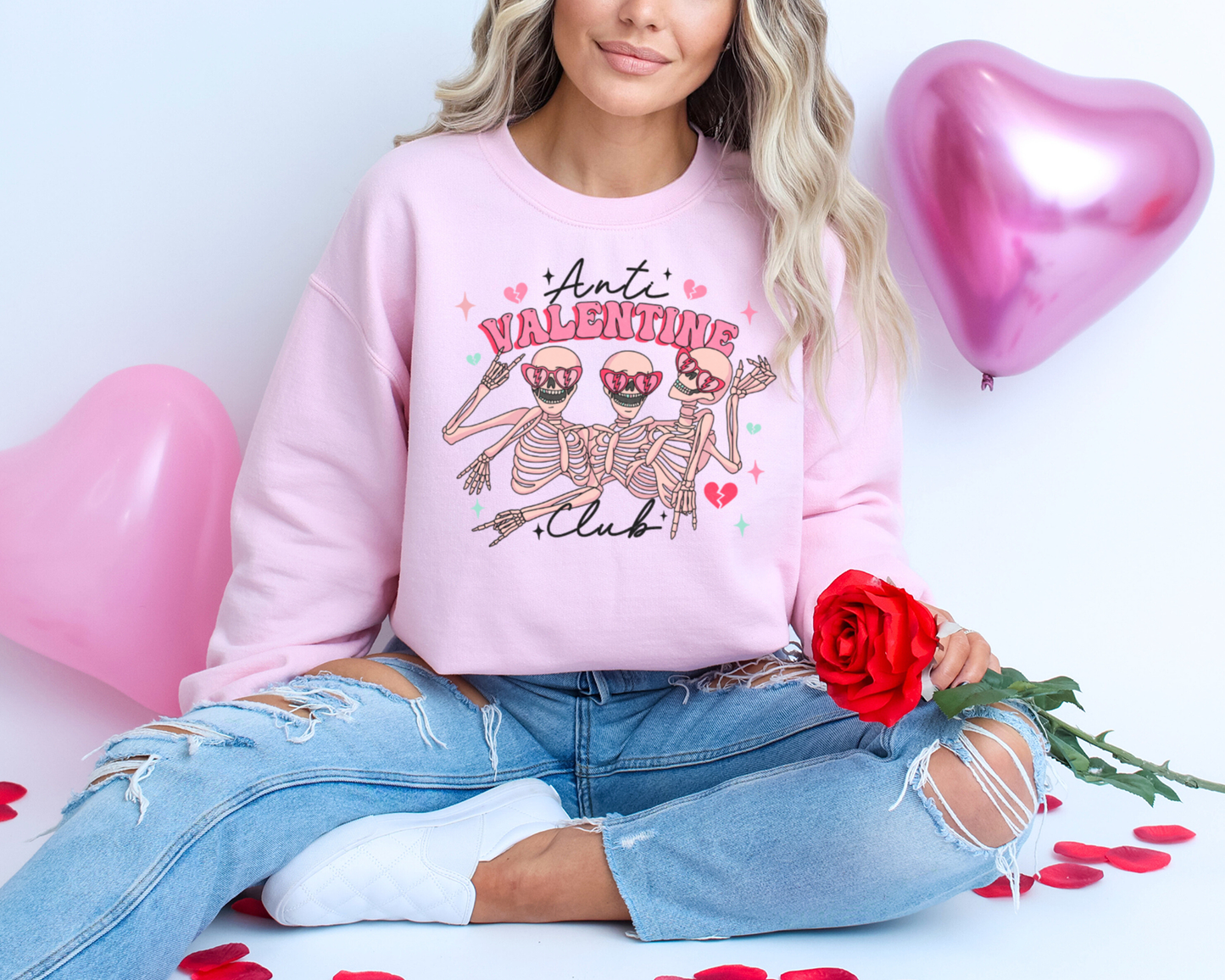 Anti Valentine Club Sweatshirt