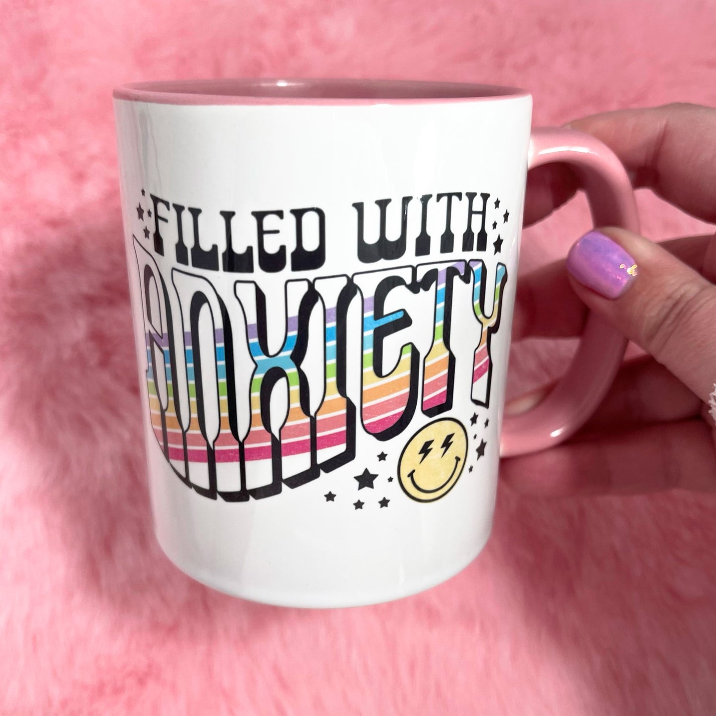 Filled With Anxiety Mug