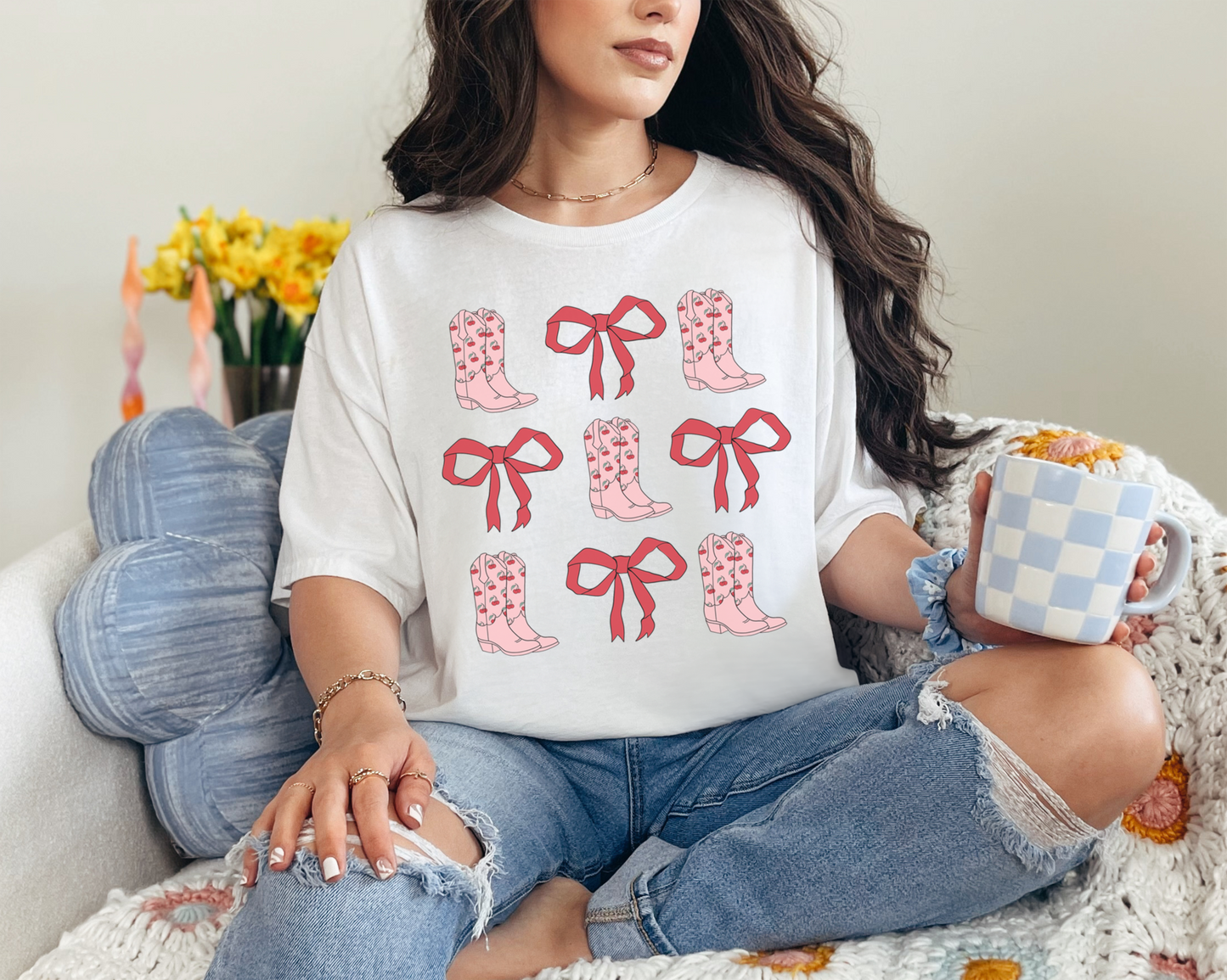Cowboy Boots & Bows T-Shirt