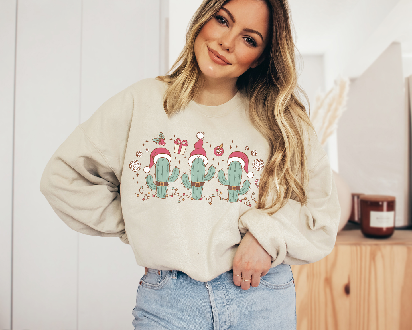Christmas Cactus Sweatshirt
