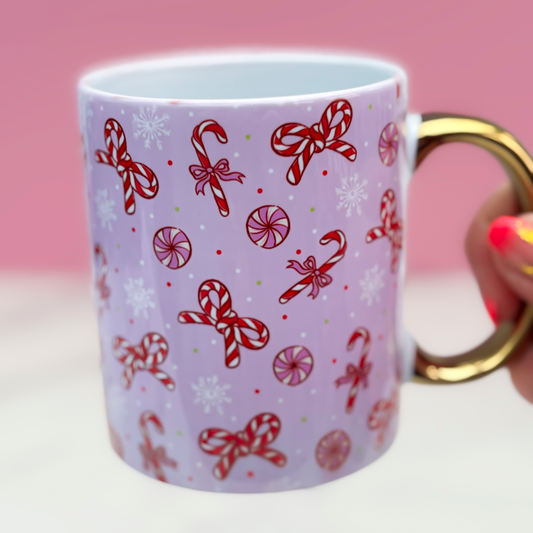 Candycane Bows Mug - Super Seconds Festival