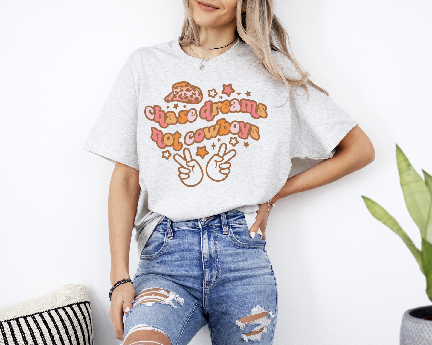 Chase Dreams Not Cowboys T-Shirt