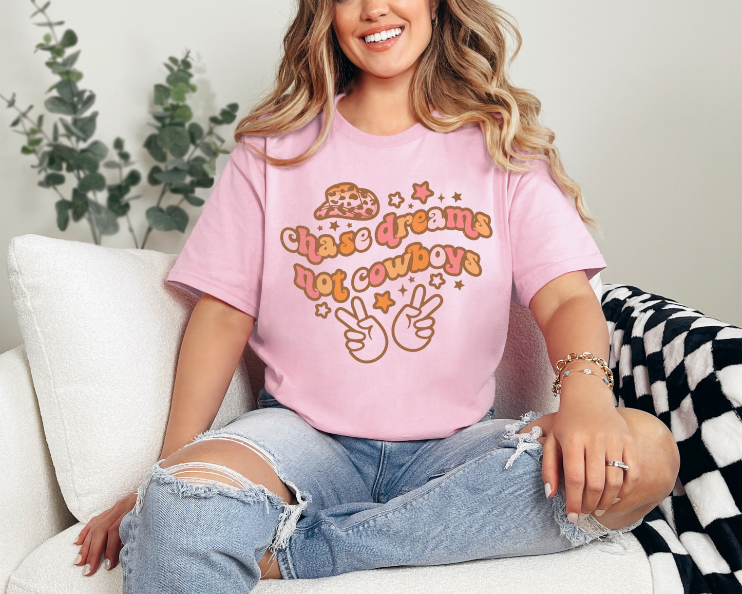 Chase Dreams Not Cowboys T-Shirt