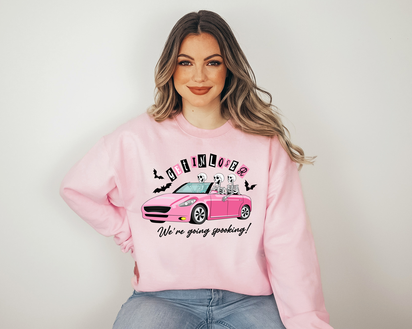 Get In Loser, We're Going Spooking Halloween Sweatshirt