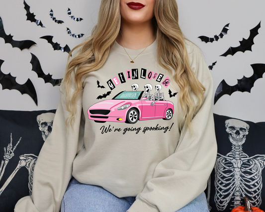 Get In Loser, We're Going Spooking Halloween Sweatshirt