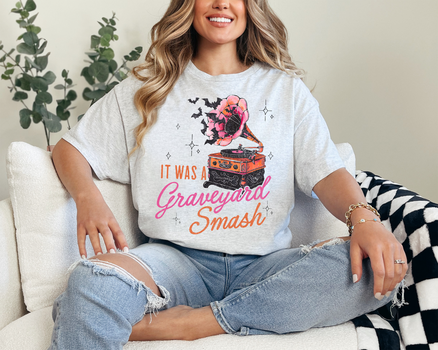 It Was A Graveyard Smash Halloween T-Shirt