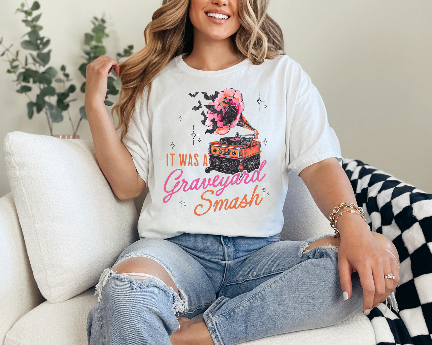 It Was A Graveyard Smash Halloween T-Shirt