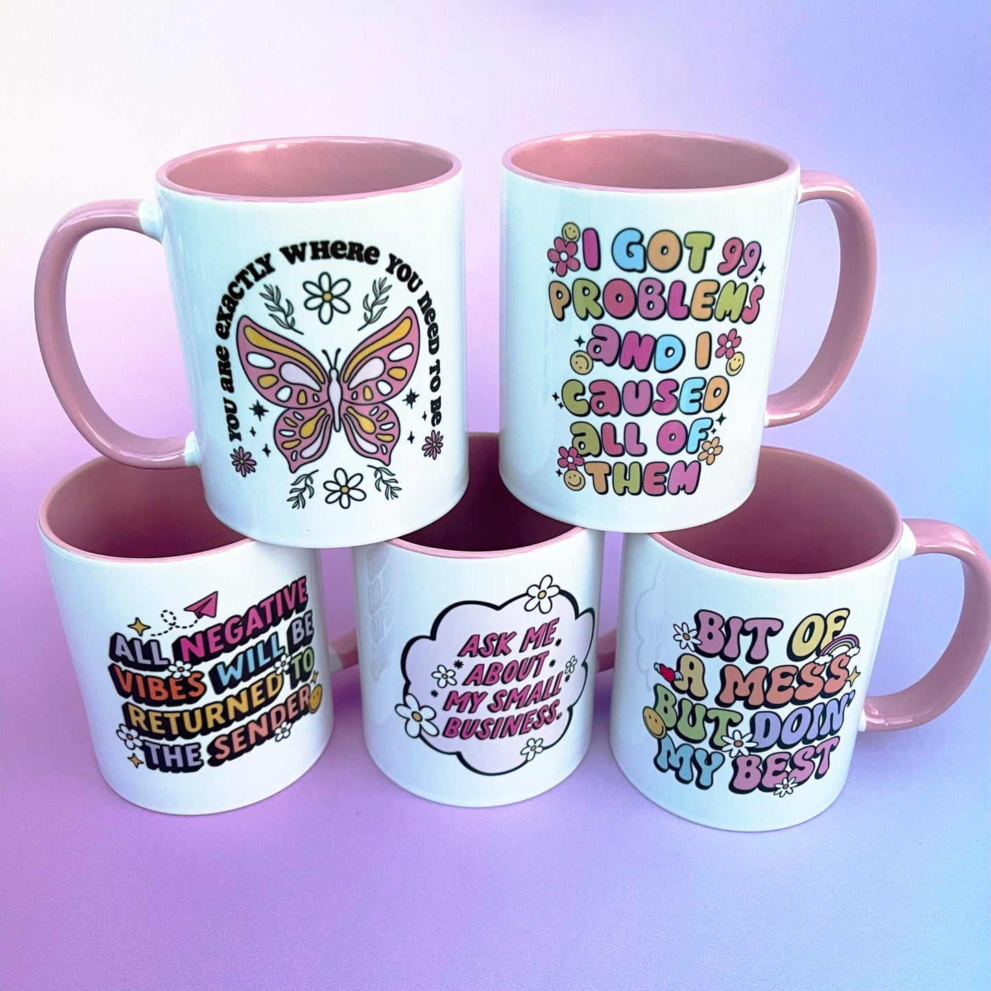 All Negative Vibes Will Be Returned To The Sender Mug