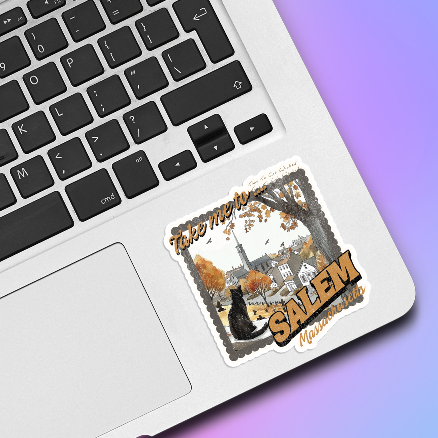 Take Me to Salem, Massachusetts Vinyl Sticker