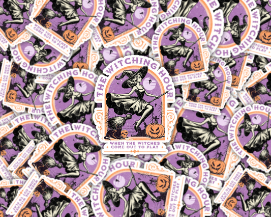 The Witching Hour Vinyl Sticker