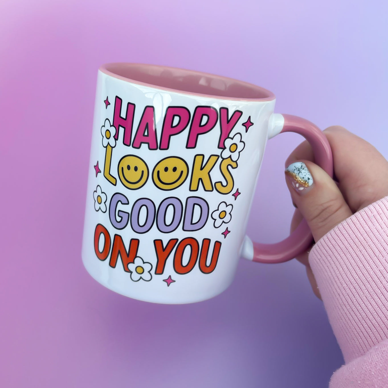 Happy Looks Good On You Mug