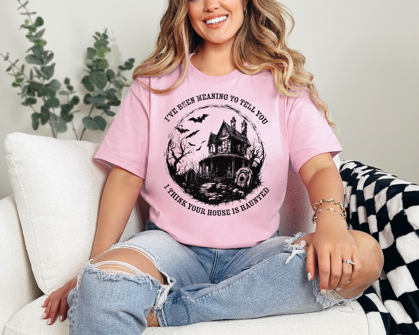 I Think Your House Is Haunted Halloween T-Shirt