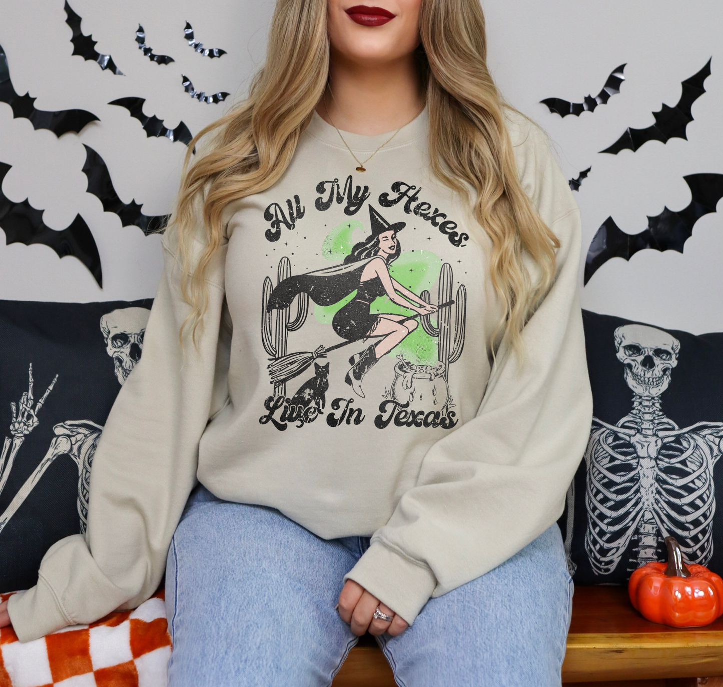 All My Hexes Live in Texas Sweatshirt