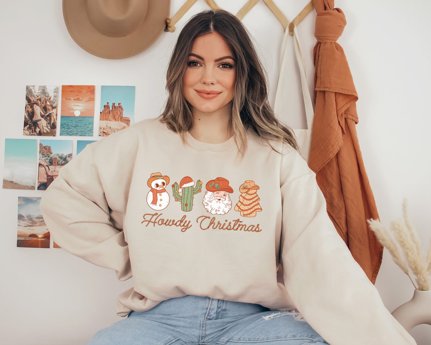 Howdy Christmas Sweatshirt
