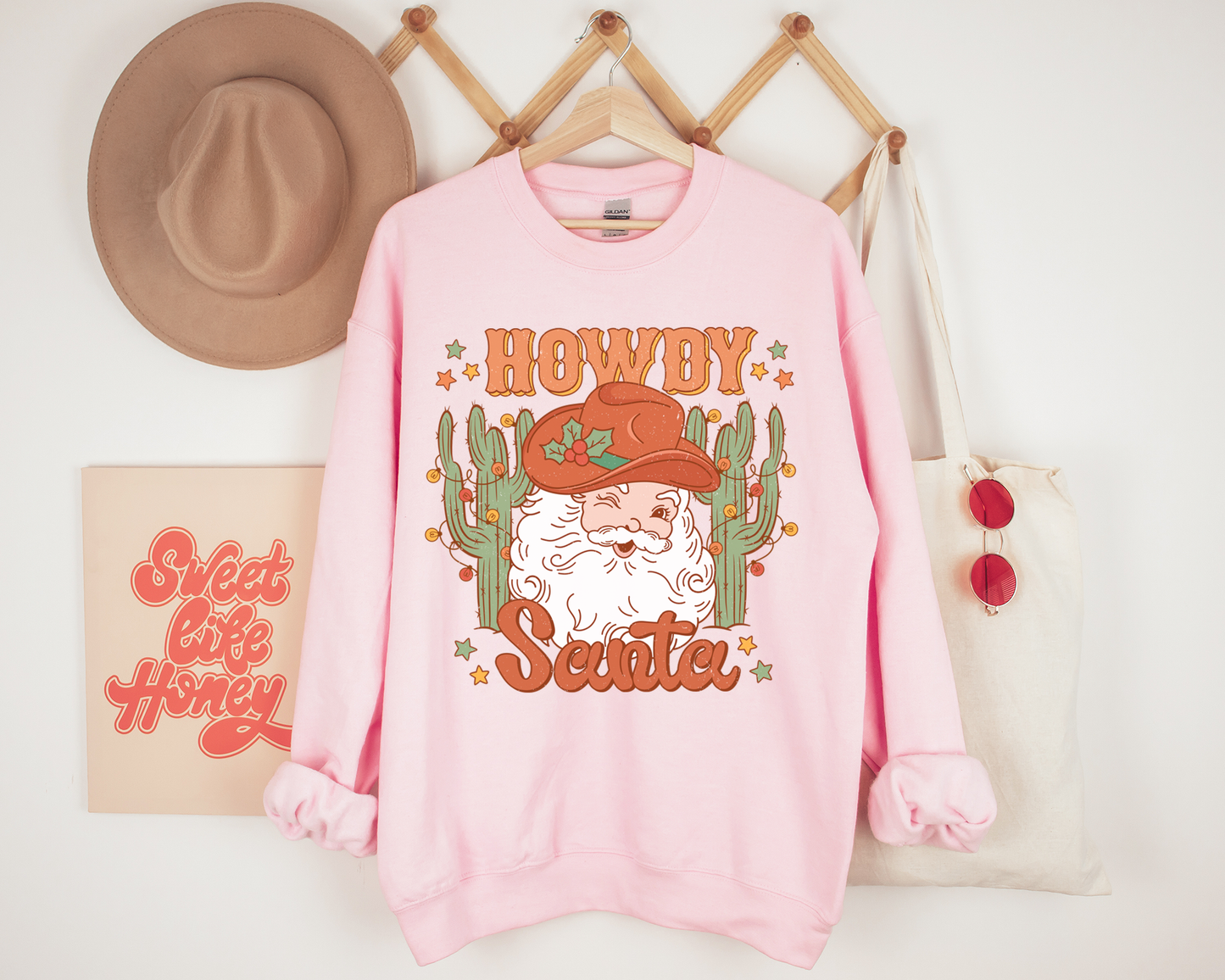 Howdy Santa Christmas Sweatshirt