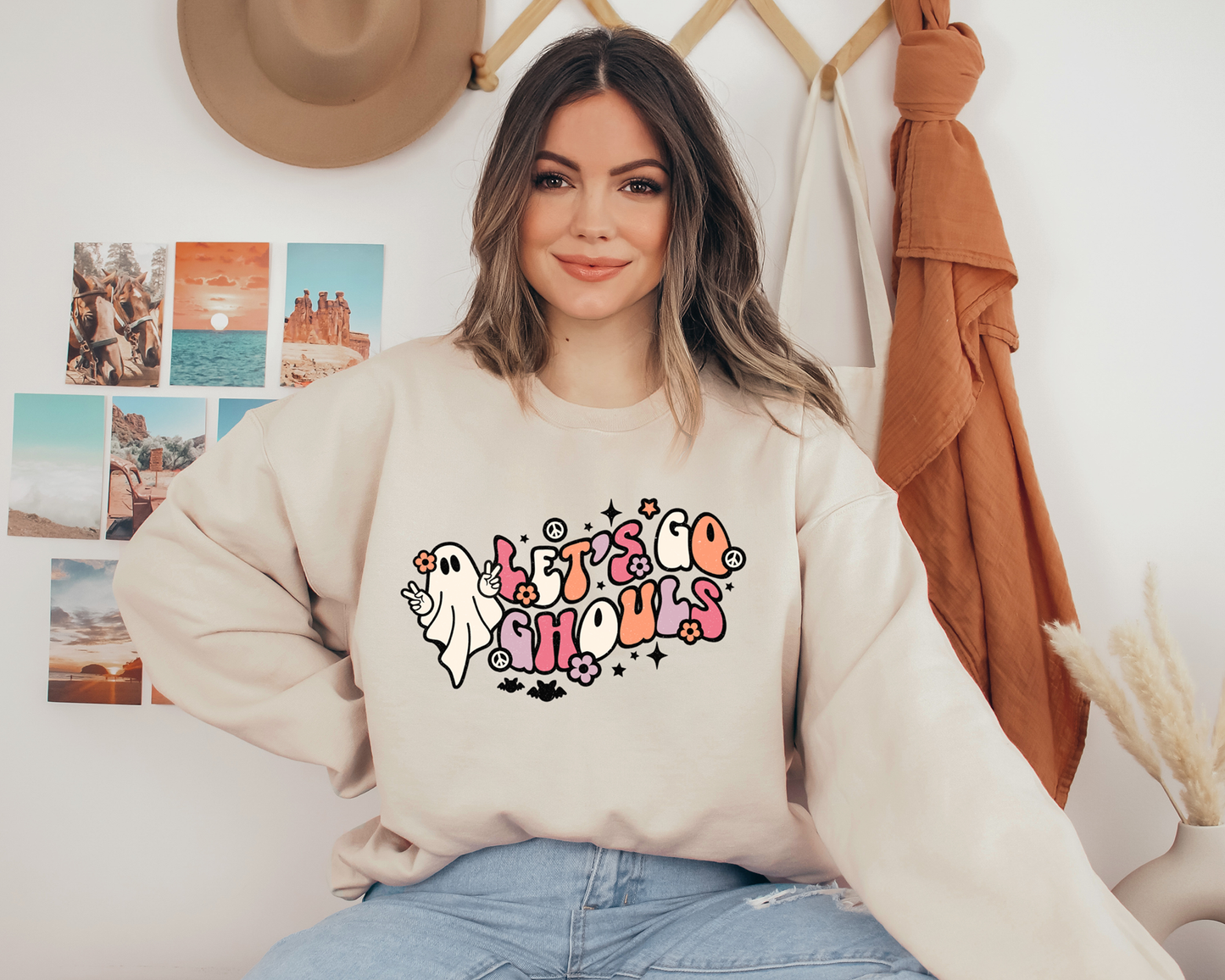 Let's Go Ghouls Halloween Sweatshirt