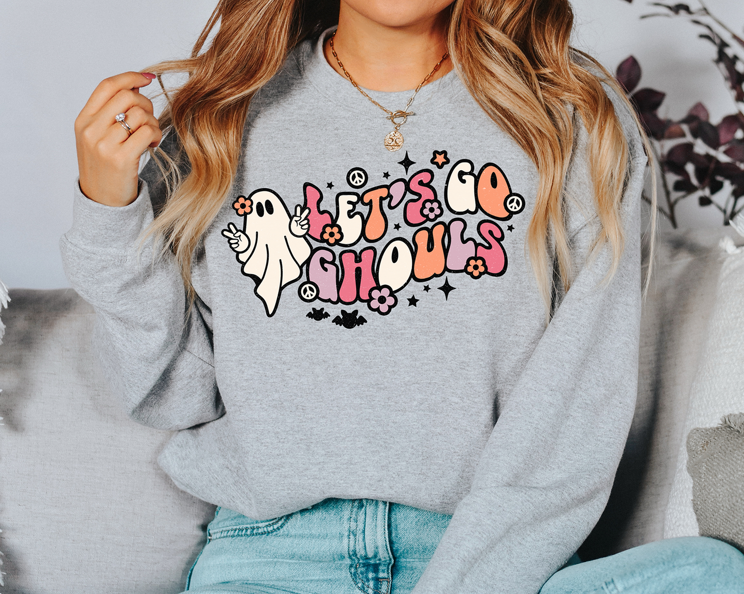 Let's Go Ghouls Halloween Sweatshirt
