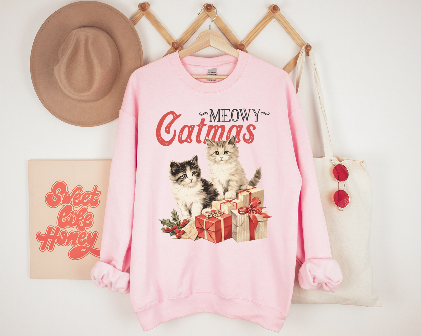 Meowy Catmas Christmas Sweatshirt