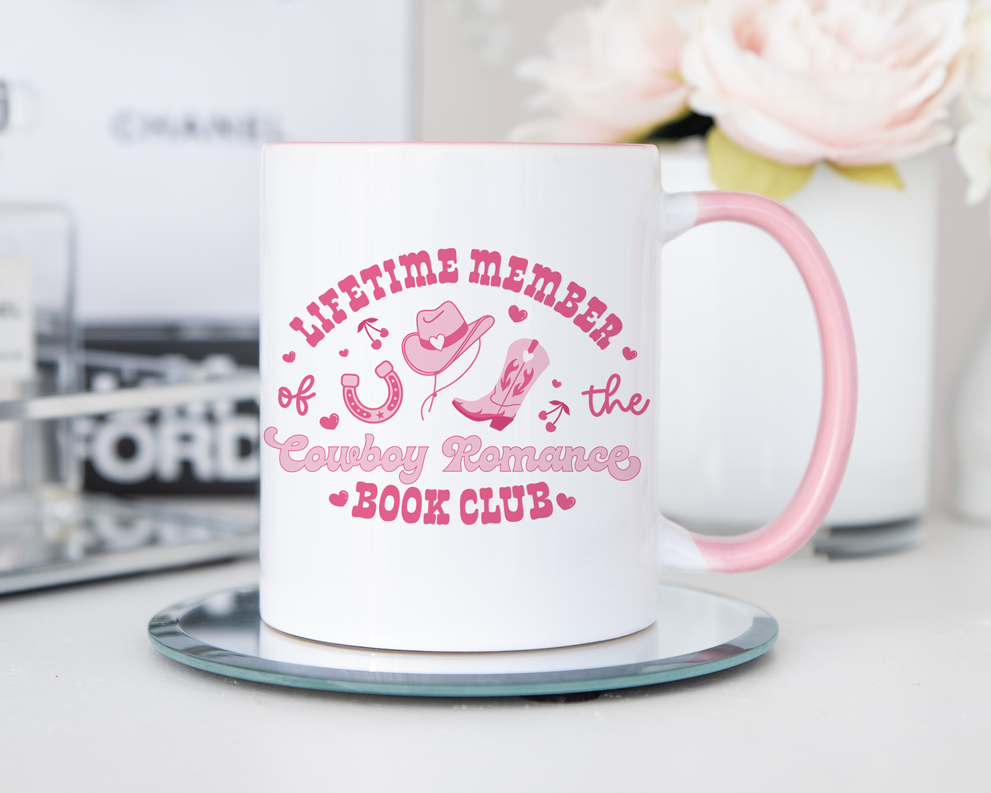 Cowboy Romance Book Club Mug