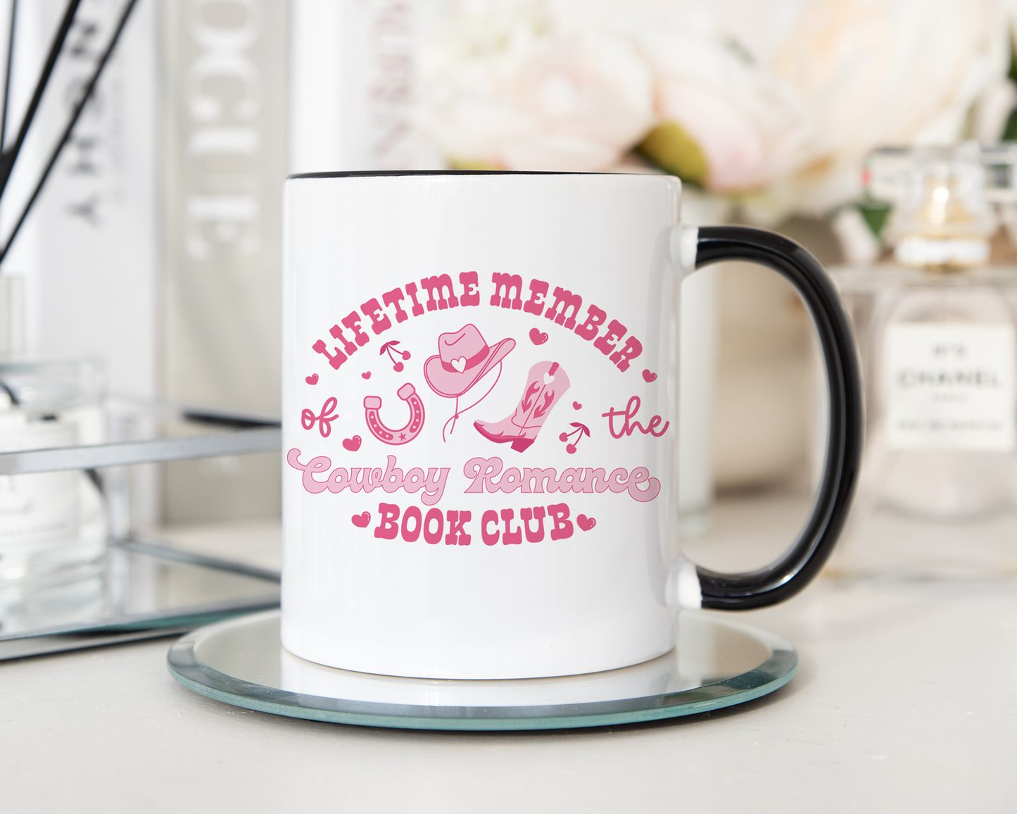 Cowboy Romance Book Club Mug