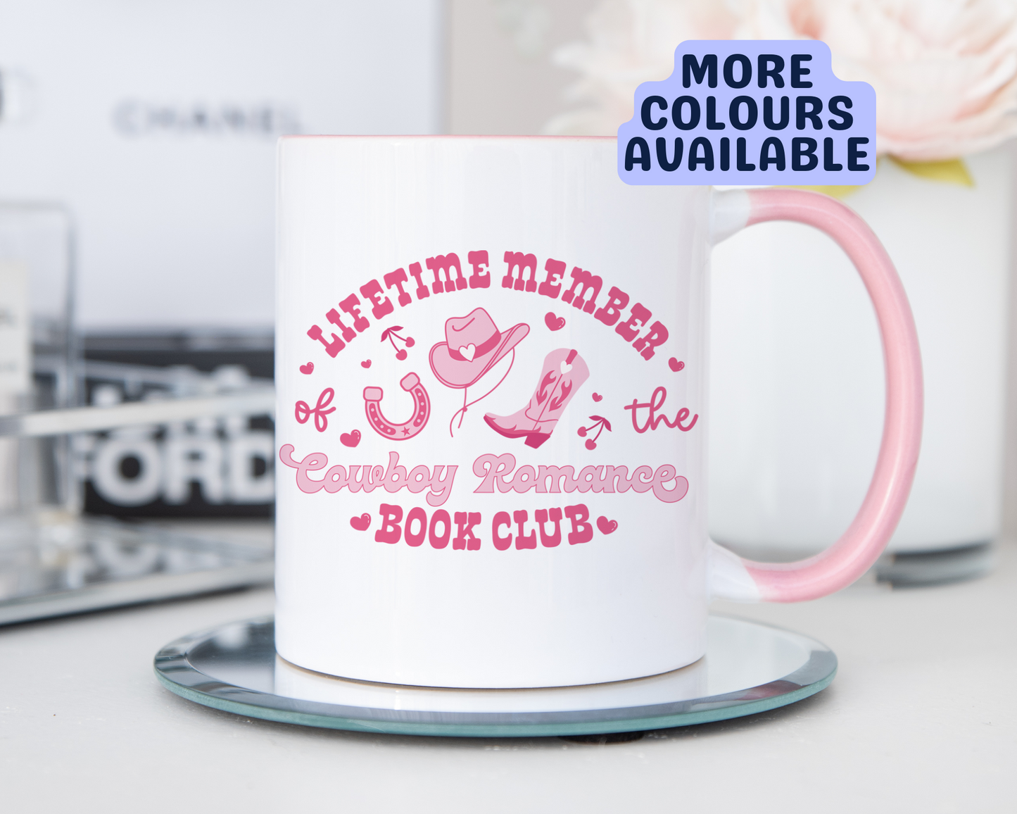 Cowboy Romance Book Club Mug