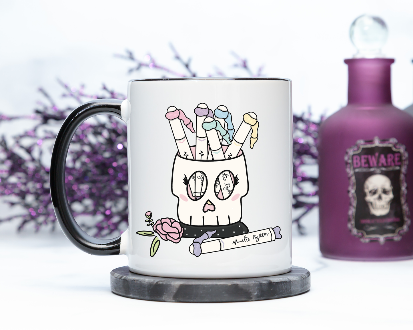 Pastel Die-lighter Stationery Mug