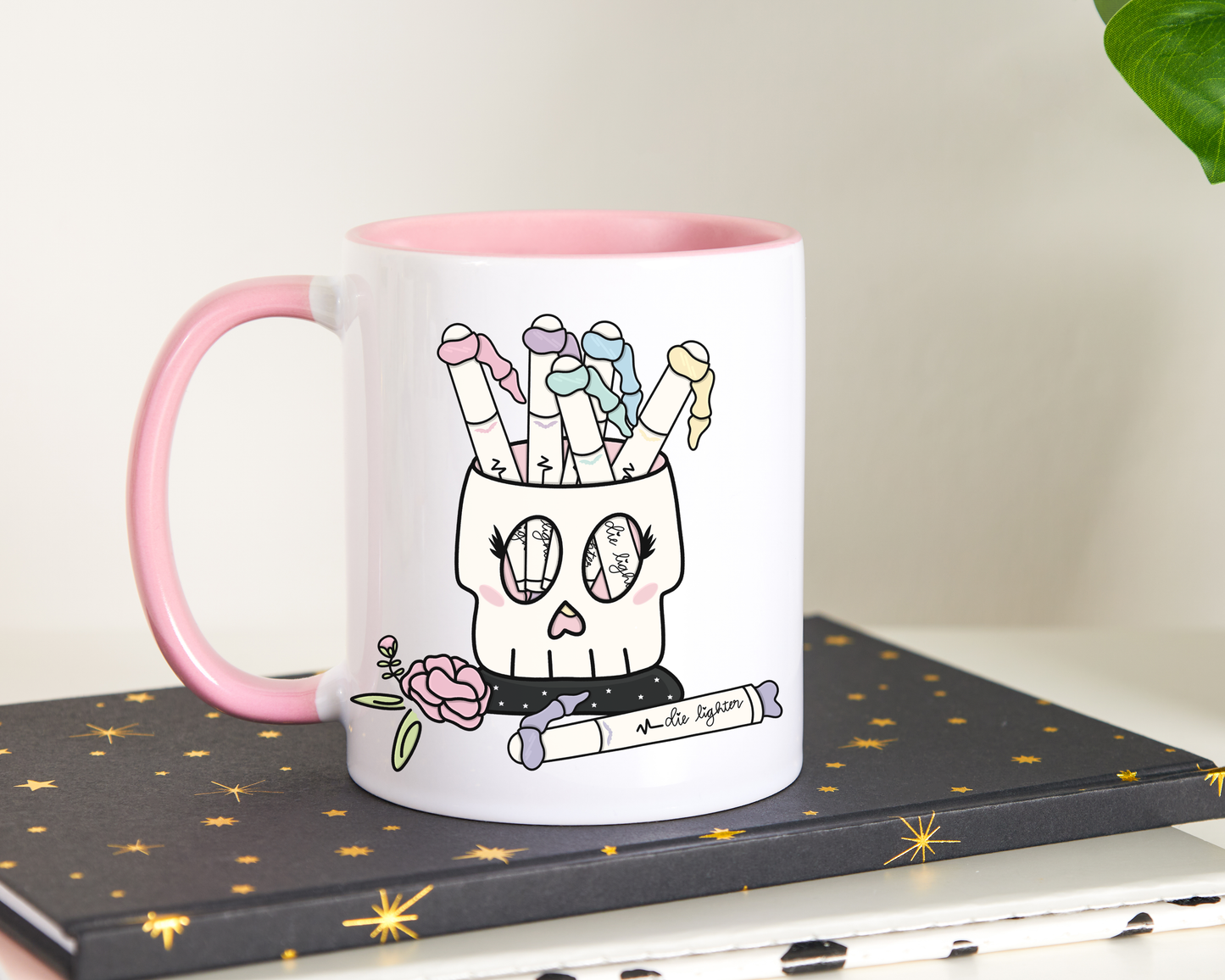 Pastel Die-lighter Stationery Mug