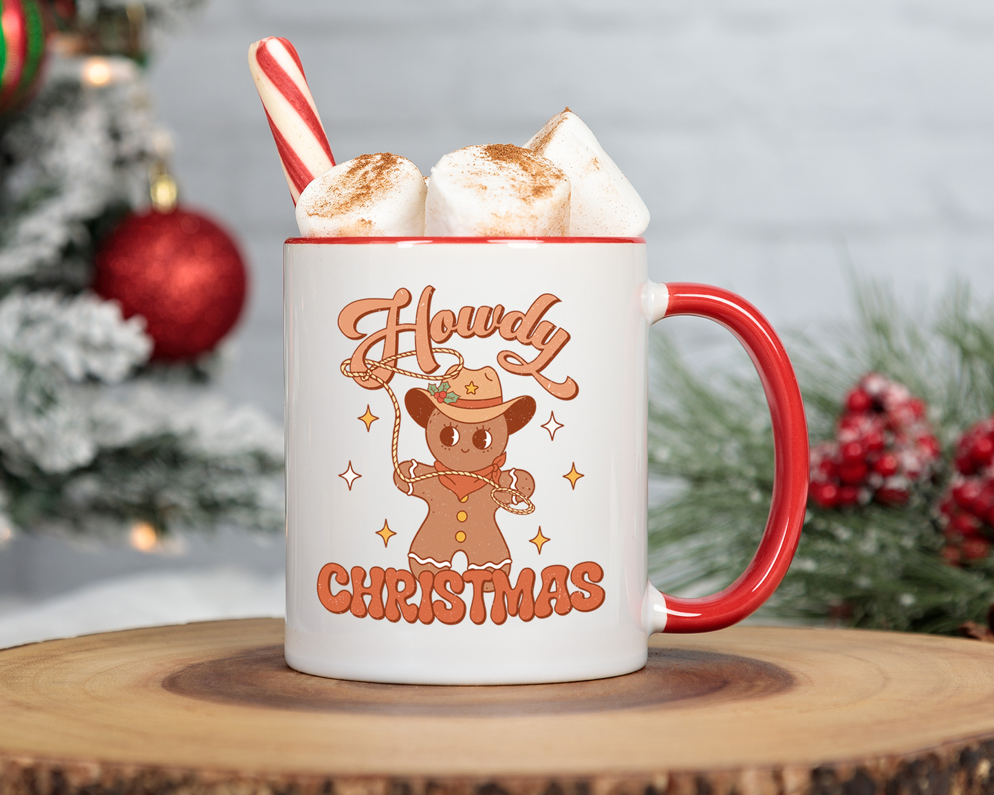Howdy Christmas Mug