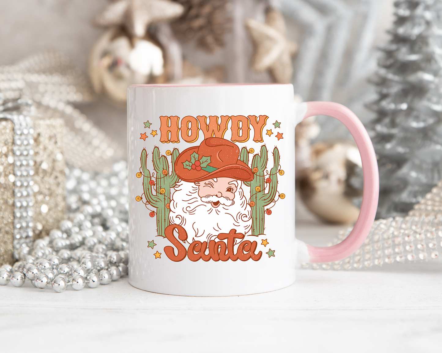 Howdy Santa Christmas Mug