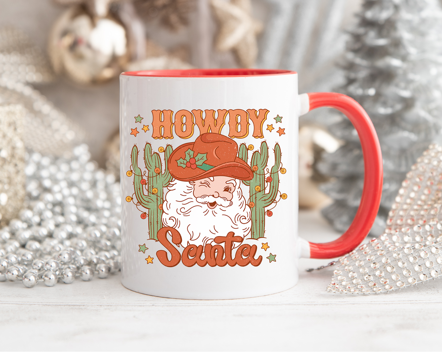 Howdy Santa Christmas Mug