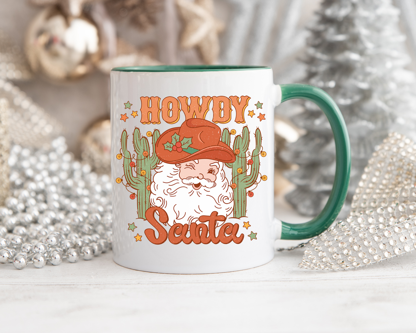 Howdy Santa Christmas Mug