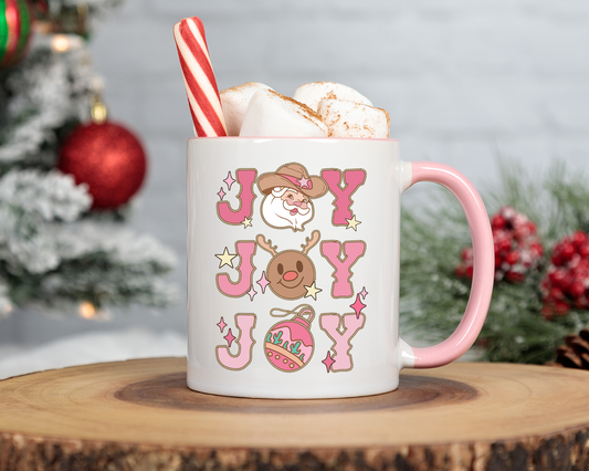 Western Joy Christmas Mug