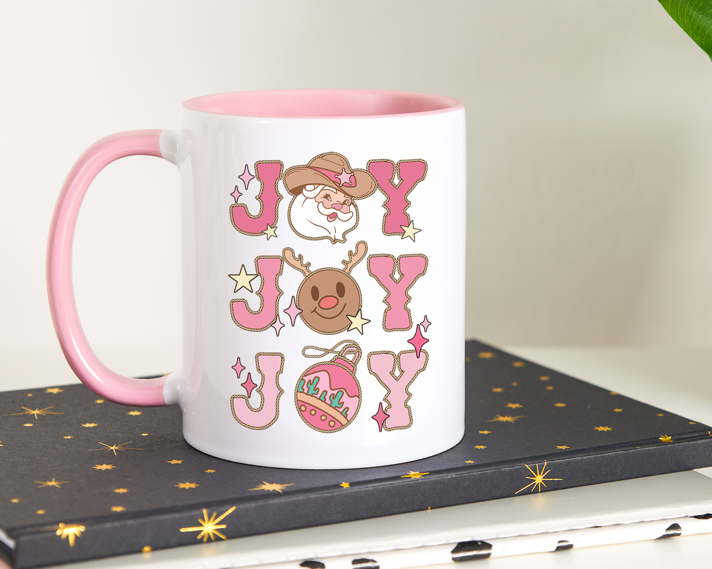 Western Joy Christmas Mug