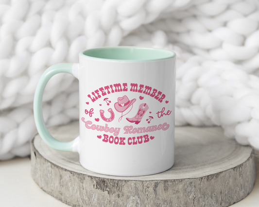 Cowboy Romance Book Club Mug