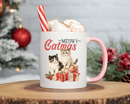 Meowy Catmas Christmas Mug
