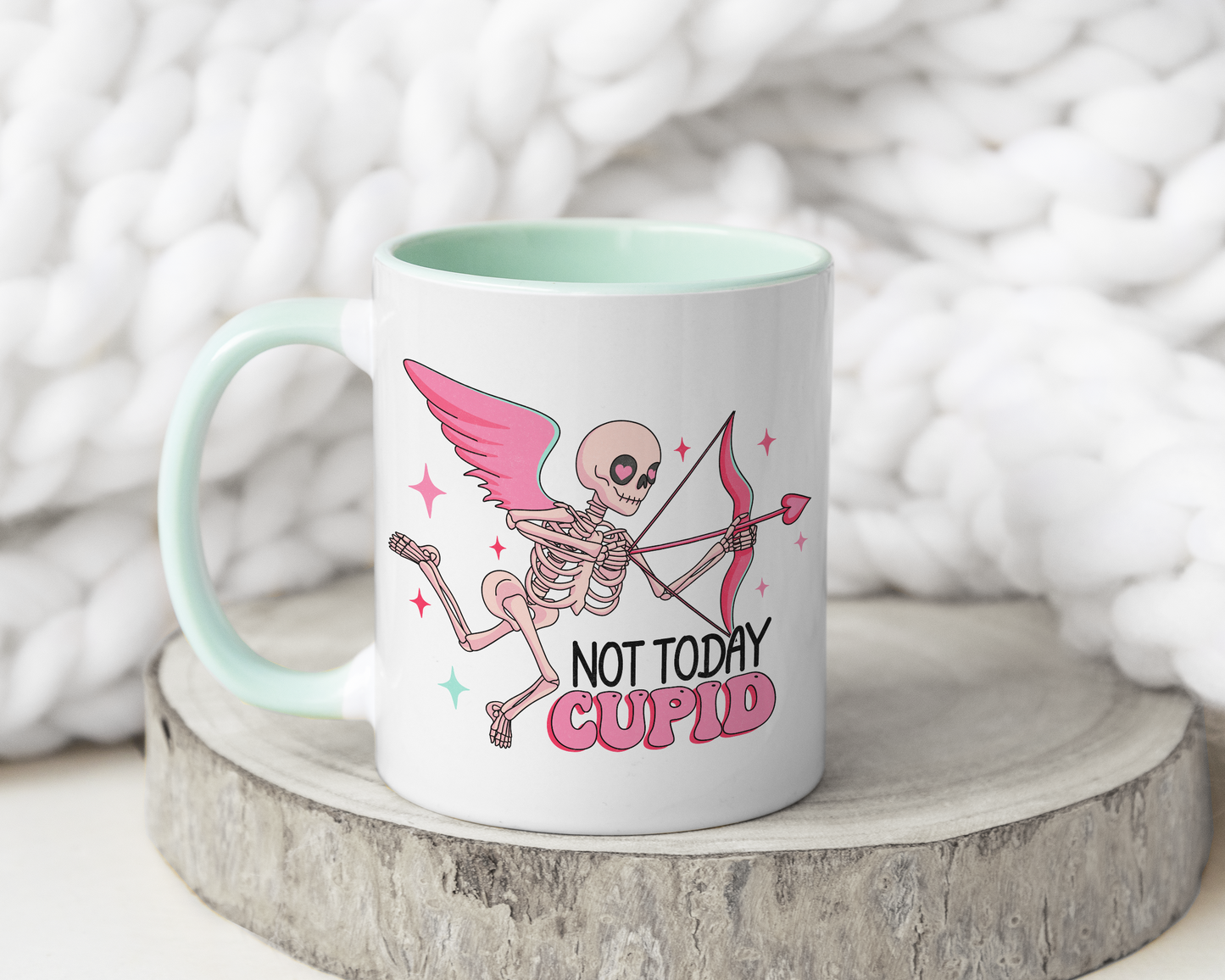 Not Today Cupid Mug