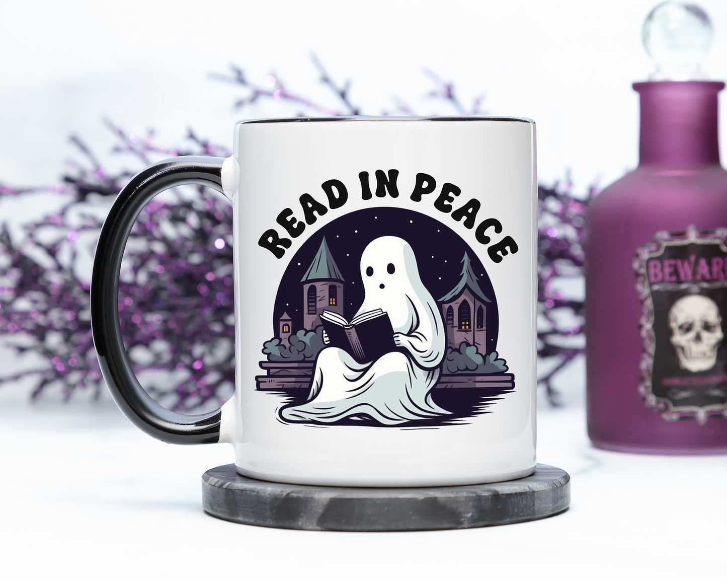 Read in Peace Halloween Mug