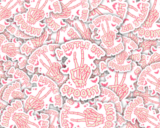 A Little Bit Spooky Vinyl Sticker