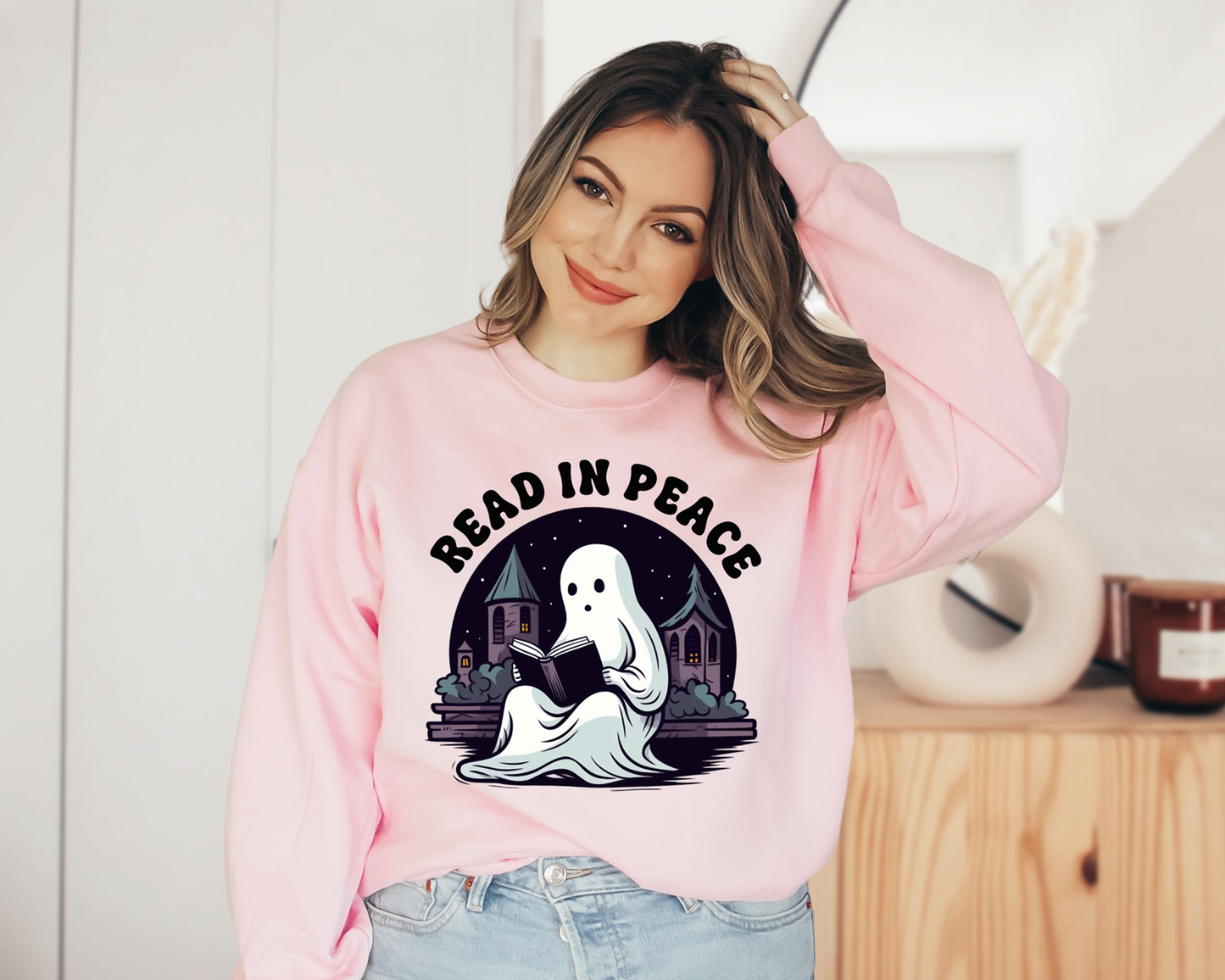 Read In Peace Halloween Sweatshirt