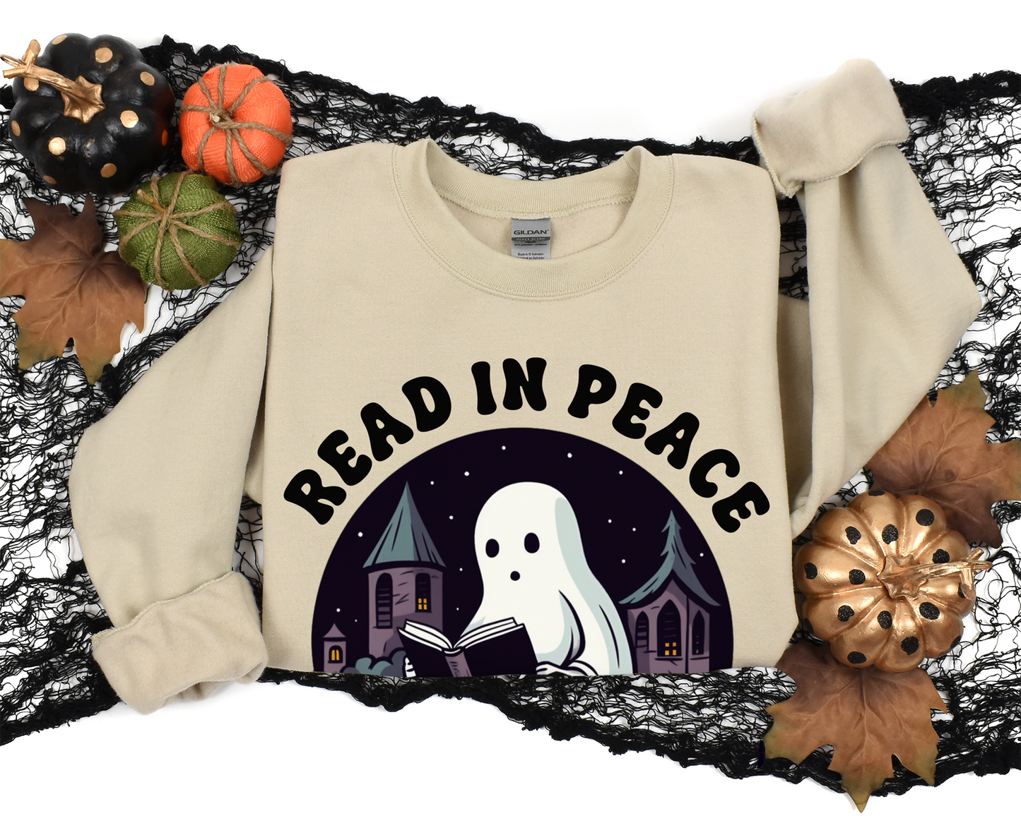 Read In Peace Halloween Sweatshirt