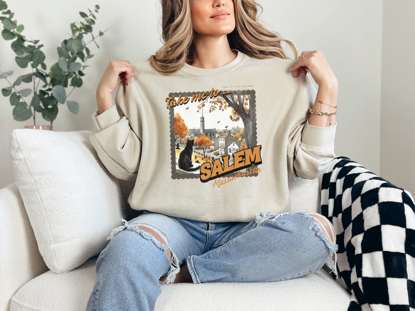 Take Me To Salem Massachusetts Sweatshirt