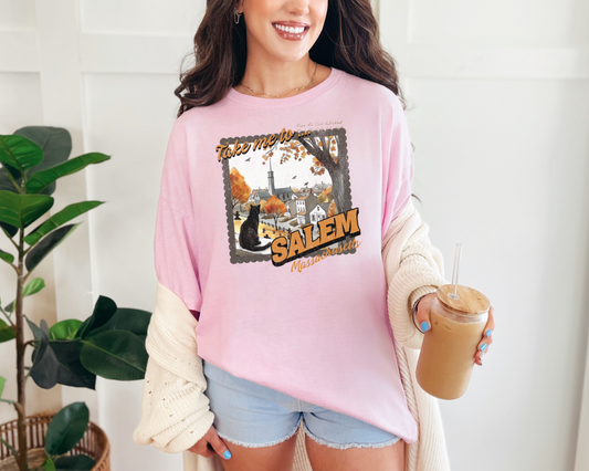 Take Me To Salem Massachusetts Halloween T-Shirt