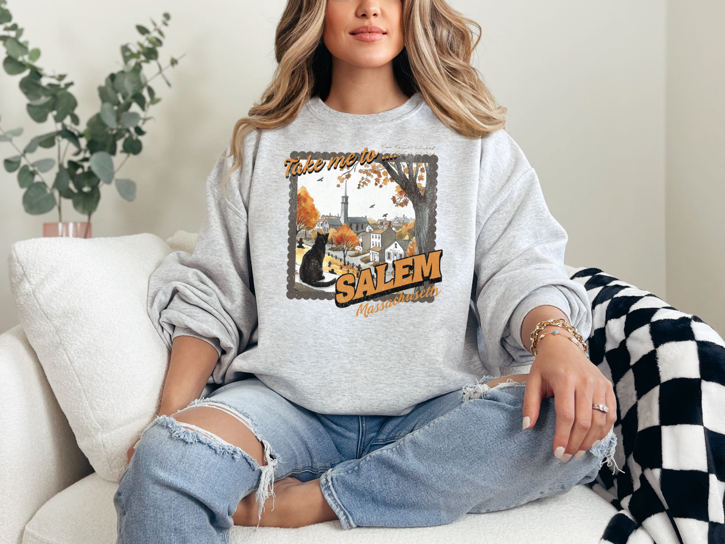 Take Me To Salem Massachusetts Sweatshirt