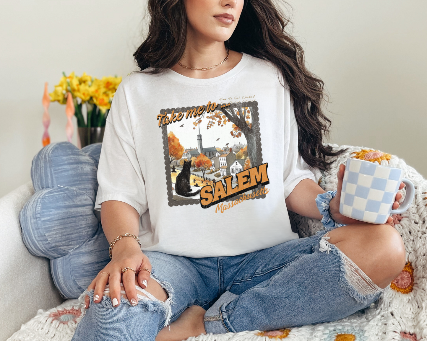 Take Me To Salem Massachusetts Halloween T-Shirt