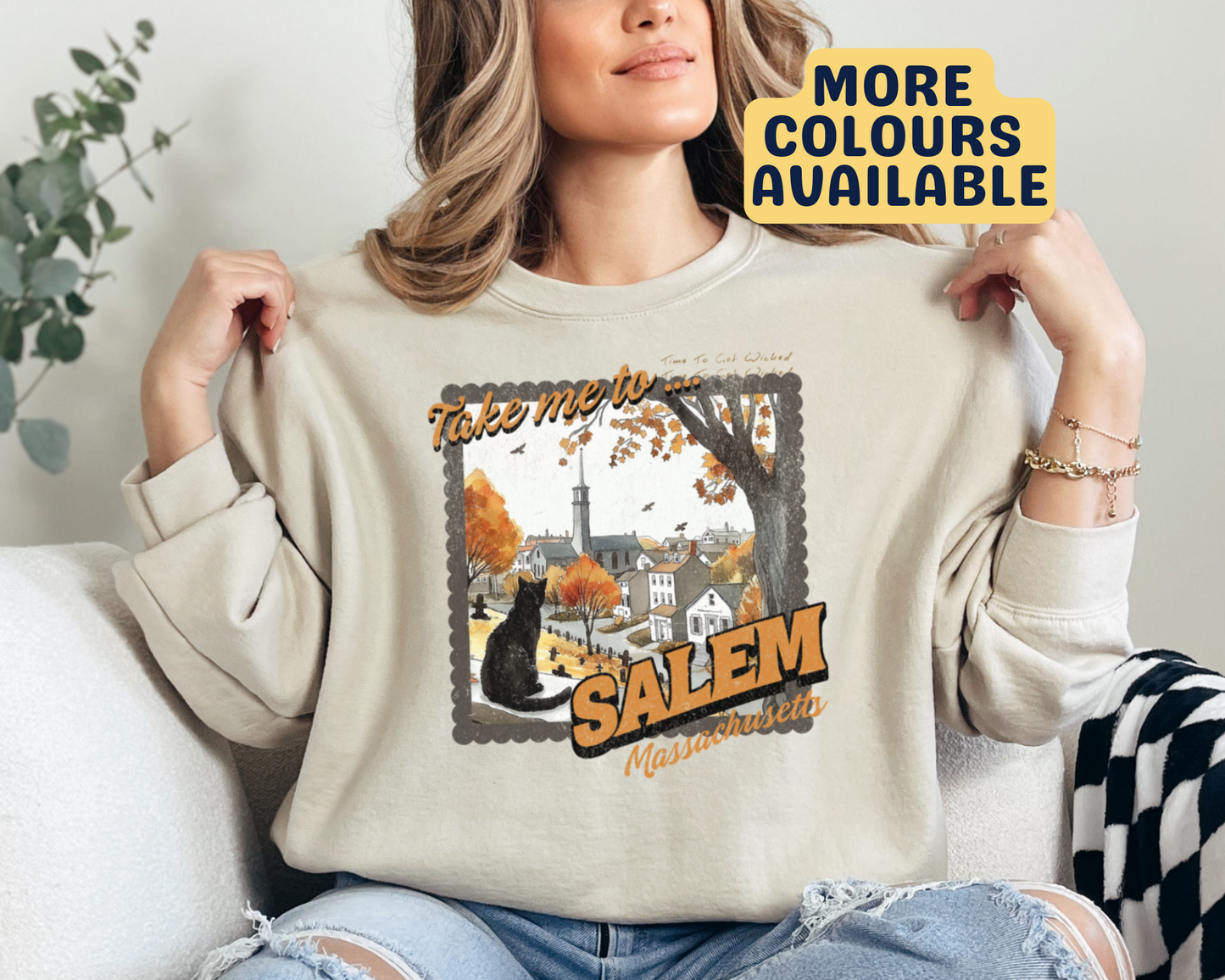 Take Me To Salem Massachusetts Sweatshirt
