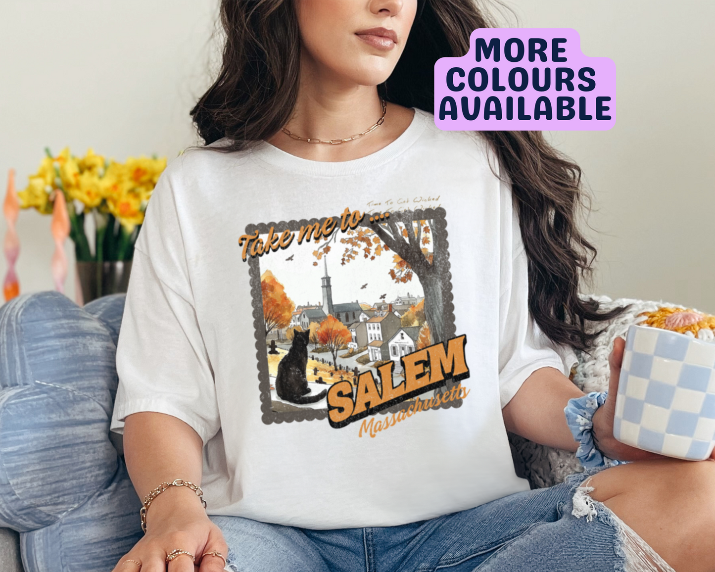 Take Me To Salem Massachusetts Halloween T-Shirt
