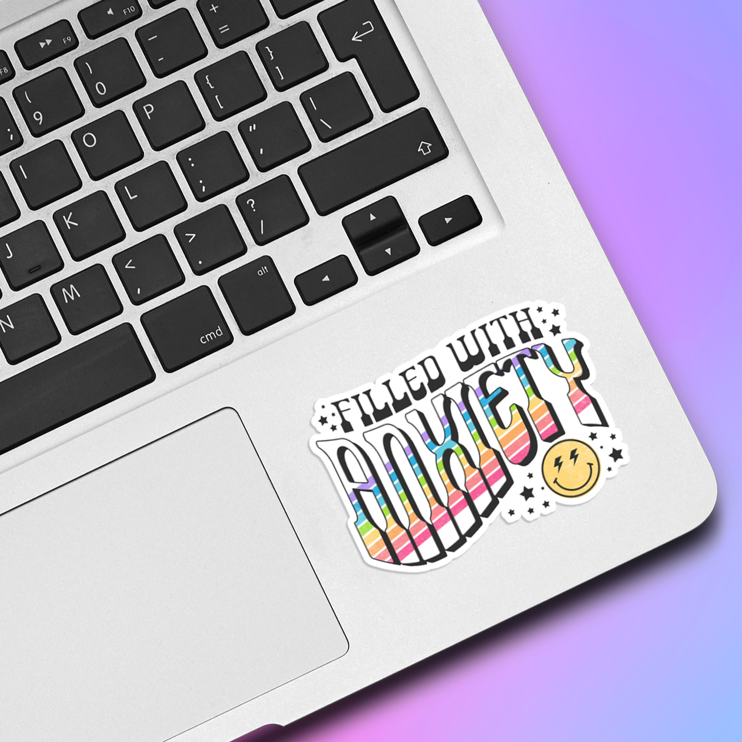 Filled with Anxiety Vinyl Sticker