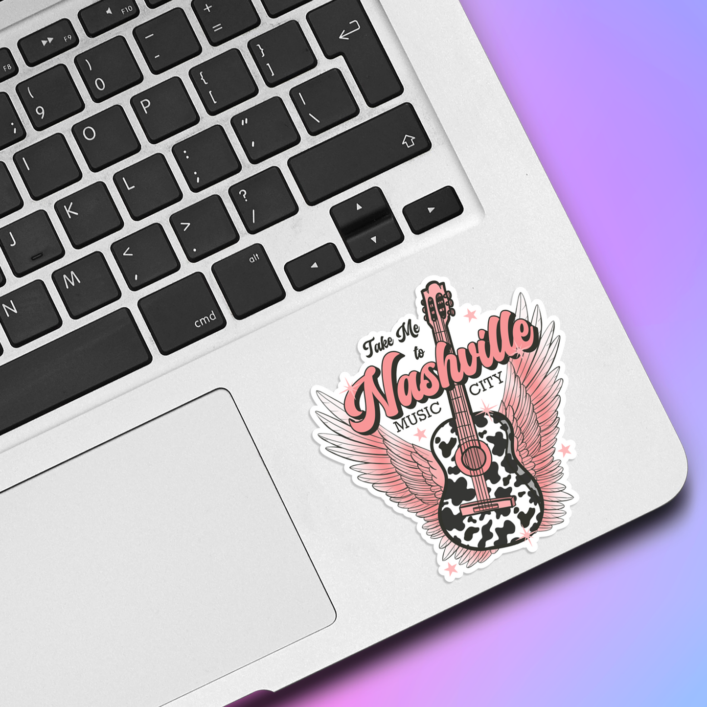 Take Me To Nashville Vinyl Sticker