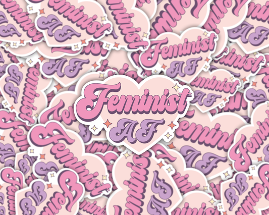Feminist AF Vinyl Sticker