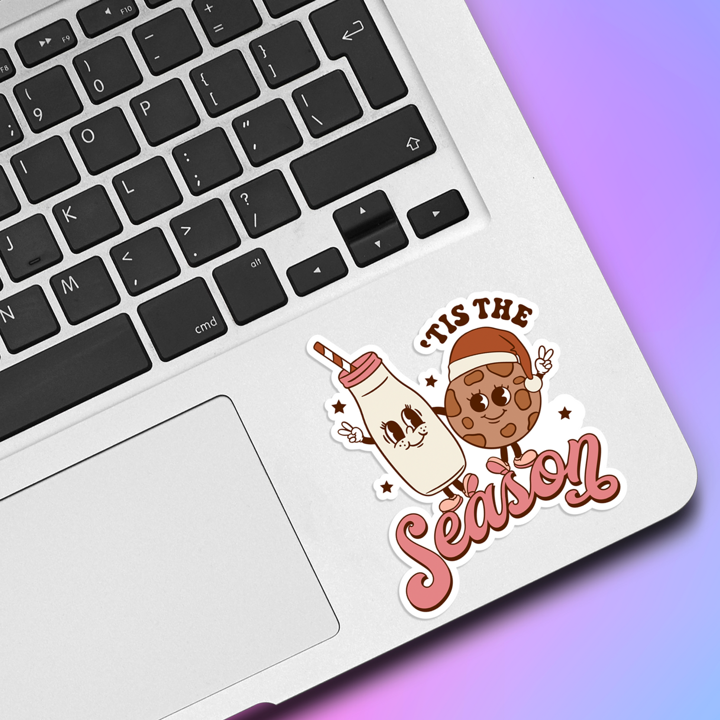 Tis The Season Christmas Vinyl Sticker